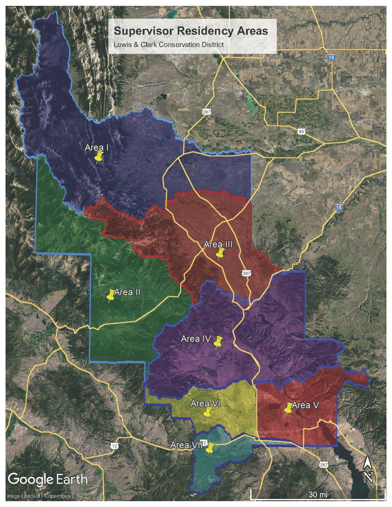 Current Residency Area Map