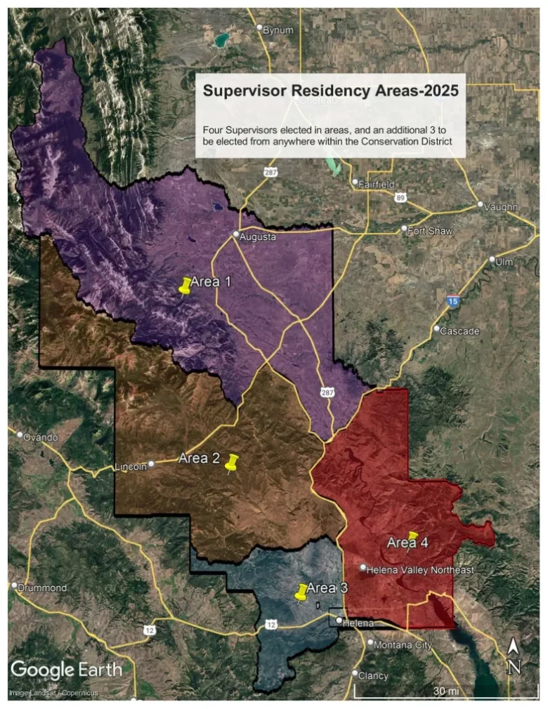 Supervisor Residency Areas